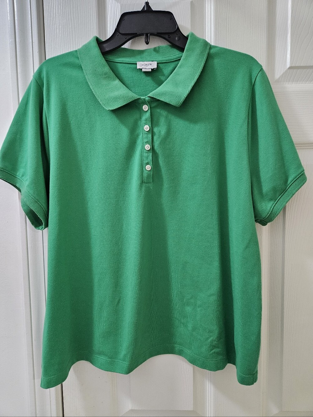 J.CRew Green Short-Sleeve Polo Shirt.XXL